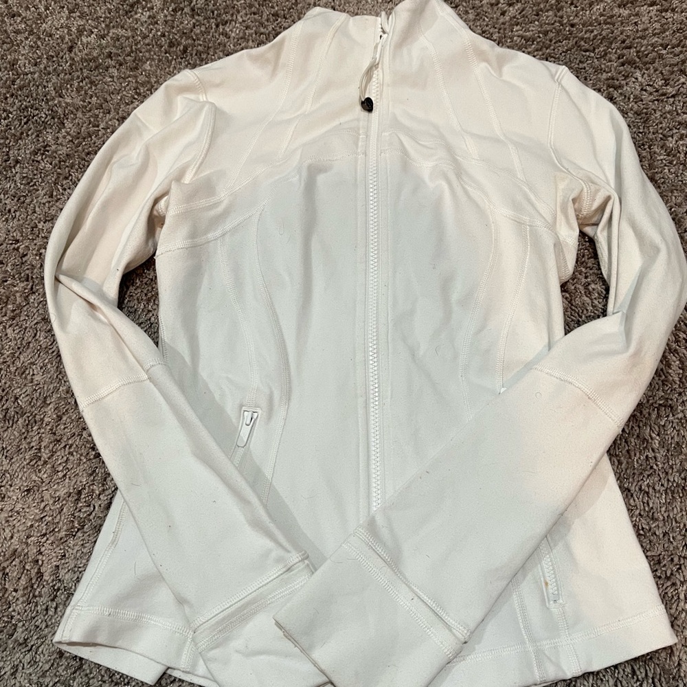 Lululemon white align jacket size 4